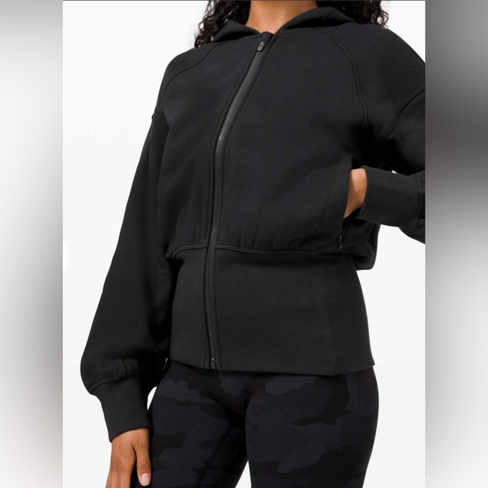 Lululemon Hugged-Waist Cotton Zip Hoodie